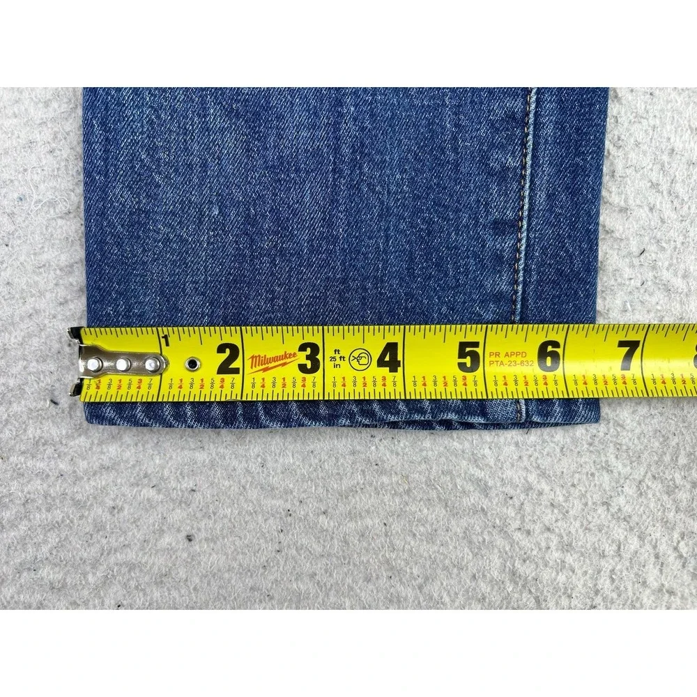Madewell Slim Boyjean Jeans Womens 28 Blue Medium Wash Mid Rise Stretch Denim